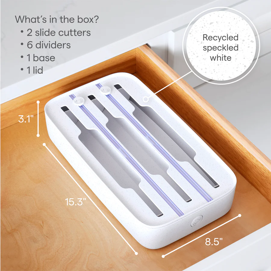 Food Wrap Dispenser, 3-in-1